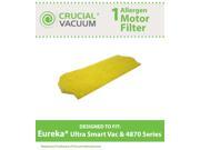 Eureka Ultra Smart Vac Vacuum Motor Filter Part 70082; Designed Engineered by Crucial Vacuum