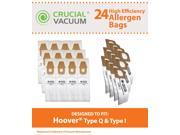 24 Hoover Platinum Combo Bags 12 Hoover Platinum Type Q and 12 Hoover Platinum Type I High Efficiency Allergy Filtration Vacuum Bags; Compare to Hoover Platinu