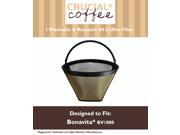Washable Reusable Coffee Filter 4 Cone Fits Bonavita BV1800 8 Cup Coffee Maker; Designed Engineered by Crucial Coffee