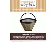 Washable Reusable Coffee Filter 4 Cone Fits Black Decker Braun Cuisinart GE Hamilton Beach Jerdon Krups Melitta Mr. Coffee Mr. Coffee Concepts N