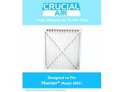 1 Hunter 30931 Air Purifier Filter; Fits Hunter Models 30212 30213 30240 30241 30251 30378 30379 30381 30382; Designed Engineered by Crucial Air