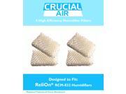 4 ReliOn Humidifer Wicking Filters Designed To Fit ReliOn RCM832 RCM 832 RCM 832N DH 832 and DH 830 Humidifers; Compare To Part WF813; Designed Engineere