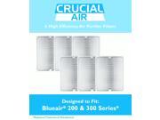 6 Air Purifier Filters fit ALL Blueair 200 300 Series Models 201 210B 203 250E 200PF 201PF