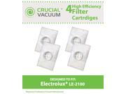 4 Electrolux LE 2100 Allergen Filters Cartridge Designed To Fit Electrolux Aerus LE 2100 Canisters AP100 Series Vacuums; Compare To Part LE 2100; Designed