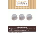 3 Capresso Charcoal Coffee Filters Fits Capresso 4440.90 TEAM 454