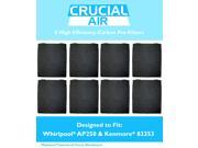 8 Carbon Pre Filters Fit Whirlpool AP250 Kenmore 83377 Air Purifiers