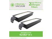 2 Eureka HF5 Filters Part 61830 61840 Designed Engineered by Crucial Vacuum