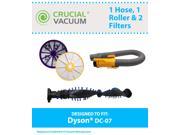 Dyson DC07 Silver Yellow Hose Clutch Roller Pre Post Filter Part 904125 14 904174 01 901420 02 904979 02