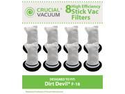 8 Dirt Devil F18 Filters Extreme Power Quick Power Stick Vacuums 3SI0880001
