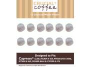 12 Capresso 4440.90 Charcoal Coffee Filters Fits TEAM 454