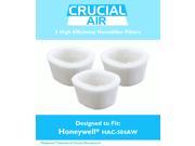 3 Honeywell HAC 504AW Humidifier Filter; Fits Honeywell HCM 600 HCM 710 HCM 300T HCM 315T; Compare to Part HAC 504AW; Designed Engineered by Crucial Air