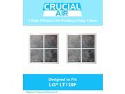 2 LG LT120F Air Purifying Fridge Filters Part ADQ73334008 ADQ73214404