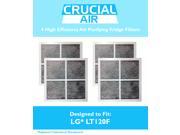 4 LG LT120F Air Purifying Fridge Filters Part 9918 ADQ73334008 ADQ73214404