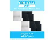 2 Winix Compatible 115115 Replacement Filters 8 Carbon Filters Fits PlasmaWave Series