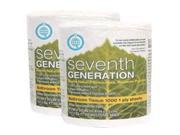 Seventh Generation Bathroom Tissue 1 ply 1000 sheet roll Case of 60 Bathroom Tissue