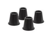 Honey Can Do STO 01004 6 in. Black Round Bed Risers