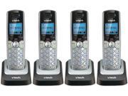 VTech DS6101 4 Pack 2 Line Accessory Handset w CallerID Speakerphone