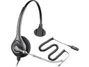 Plantronics Supraplus Pw251 Mono Corded Over The Head Headset New