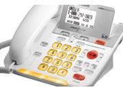 Uniden D3098 3 DECT 6.0 Amplified Corded Cordless Phone w 2 Extra Handsets