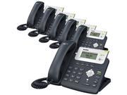 Yealink SIP T20P SIP T20P SIPT20P Corded VoIP Phones W 2 Lines 6 Pack