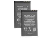 Battery for Nokia BL 4CT 2 Pack Replacement Battery