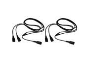 Jabra Supervisory Cord Both Sides Live Cable Trainer With Supervisory Y Trainer (2 Pack)