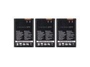 Battery for LG LGIP 520NV 3 Pack Replacement Battery