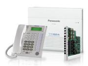 Panasonic KX-TA824-7736W Advanced Hybrid Telephone / Intercom System + 3 Hybrid Phones (KX-T7736)