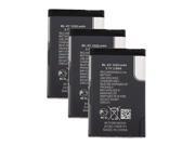 Battery for Nokia BL 5J 3 Pack Replacement Battery