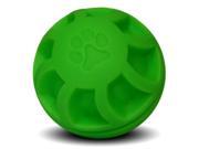 Doggie Dooley The Swirl Ball Soft Flex Interactive Toy Washable Green New !!