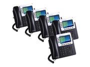 Grandstream GXP2140 5 Pack 4 Line VoIP Phone
