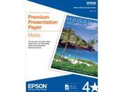 Epson S042180M Premium Bright White Presentation Paper 8.50 x 11