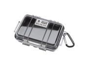 pelican V32623M Pelican 1020 Micro Case with Clear Lid and Carabineer Black