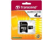 Transcend TS4GUSDHC4M SECURE DIGITAL MICRO 4GB SDHC CL4