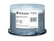 Verbatim E77242W Verbatim 4.7 GB 8X White Inkjet Printable MediDisc DVD R 50 Disc Spindle