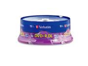 Verbatim N71130M Verbatim DVD R DL AZO 8.5 GB 8x 10x Branded Double Layer Recordable Disc 15 Disc Spindle 95484