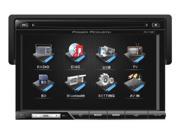 PowerAcoustic POWPD710BB 7 inch Single DIN In Dash TFT LCD Touchscreen DVD Receiver