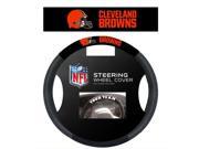 Fremont Die Inc. Cleveland Browns Poly Suede Steering Wheel Cover Steering Wheel Cover