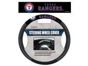 Fremont Die Inc Texas Rangers Poly Suede Steering Wheel Cover Wheel Cover