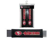 FREMONT DIE Inc San Francisco 49er s Seat Belt Pad 2 Pack Seat Belt Pad 2 Pack