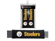FREMONT DIE Inc Pittsburgh Steelers Seat Belt Pad 2 Pack Seat Belt Pad 2 Pack