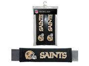 FREMONT DIE Inc New Orleans Saints Seat Belt Pad 2 Pack Seat Belt Pad 2 Pack