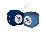 FREMONT DIE Inc Tennessee Titans Fuzzy Dice Fuzzy Dice