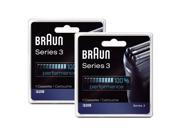 Braun 32B 2 Pack Series 3 Replacement Foil and Cutter Head Cassette 32B