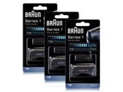 Braun 11B 3 Pack Replacement Foil and Cutter