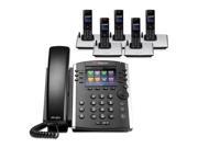 Polycom VVX 410 2200 46162 001 w 5 Wireless Handsets VVX 410 Business Media Phone