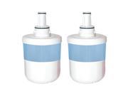 Aqua Fresh Replacement Water Filter for Samsung Models RSC6JWSH RSC6JWSH1 XAP RSC6JWSH1 XEM RSC6JWWP RSC6JWWP1 XAP RSC6JWWP1 XEM 2 Pack Aquafresh
