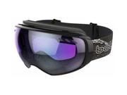 Bolle Virtuose Ski Goggle Black Grey Iceberg Frame Black Chrome Aurora Lenses 21437