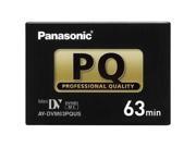 Panasonic AY DVM63PQUS Panasonic AY DVM63PQ MiniDV Cassette MiniDV 63 Minute