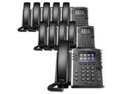 Polycom VVX 401 2200 48400 025 10 pack 12 line Desktop Phone
